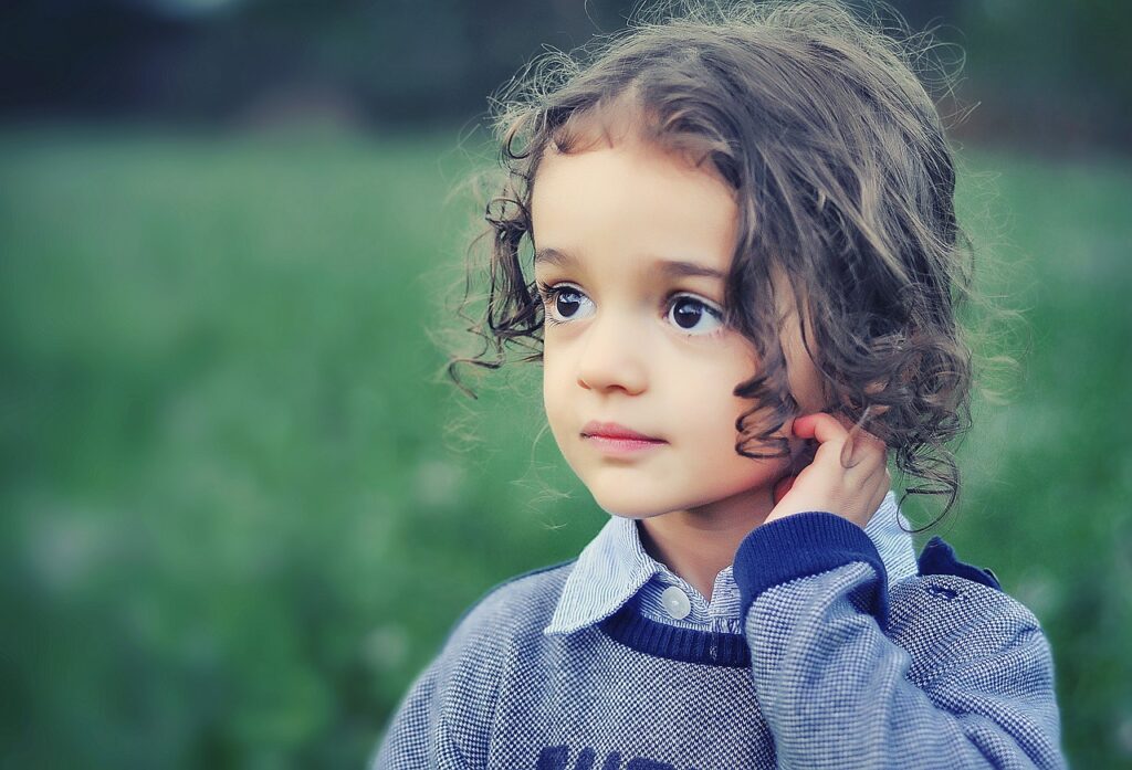 child, portrait, model